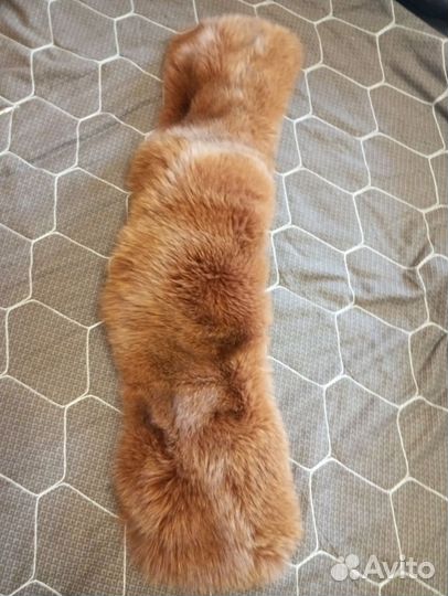 Опушка из натурального меха - съёмный воротник