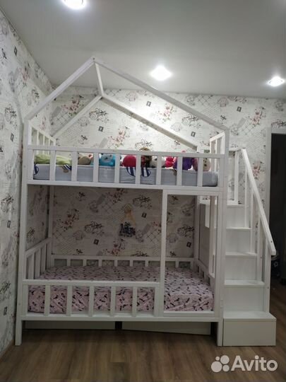 Двухъярусная кровать бу