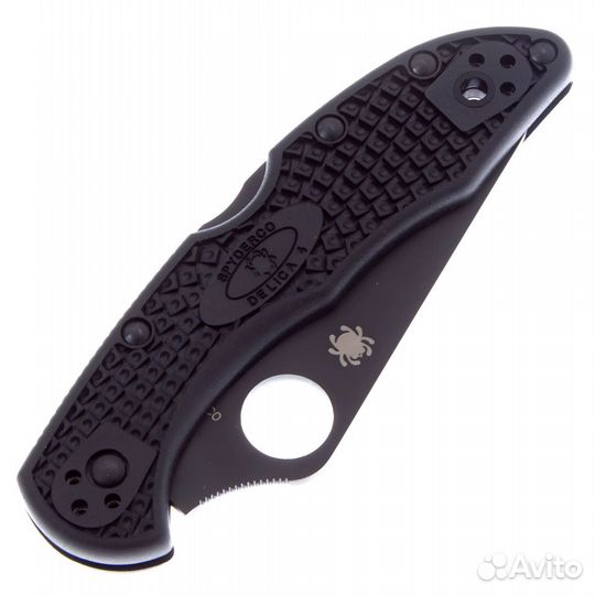 Spyderco Delica 4 Black Serrated