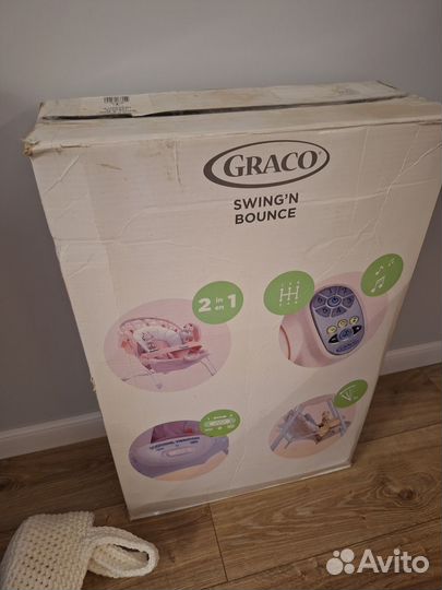 Кресло Качели Swing & Bounce graco