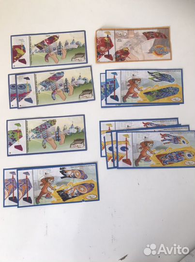 Вкладыши от киндер-сюрпризов