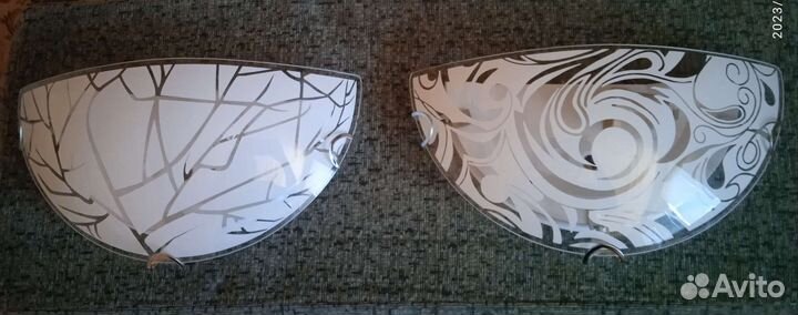 Новые светильники настенные полусфера 2шт