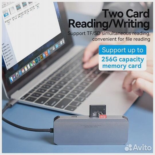 Vention док станция хаб USB Type C 7 в 1