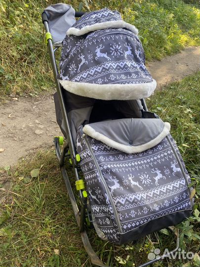 Коляска санки