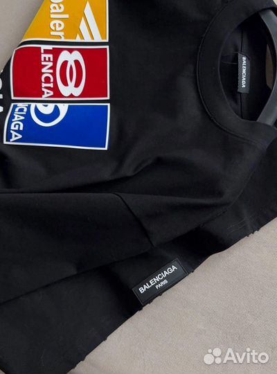 Топовая футболка Balenciaga унисекс (тренд 2025)