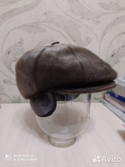 Меховая мужская кепка