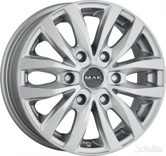 Mak Load 6.5x16 5x120 ET 50 Dia 65.1 (silver)