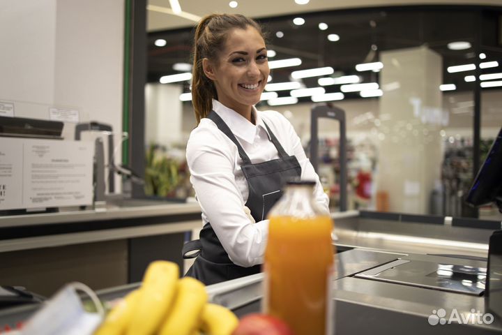 Мобильный кассир с еженедельной оплатой подработка