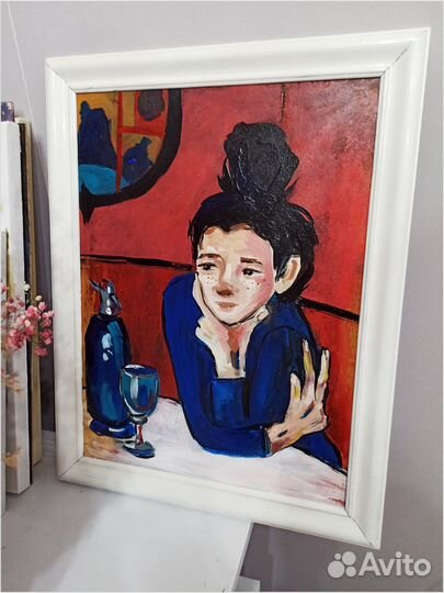 Картина Любительница Абсента Пабло Пикассо