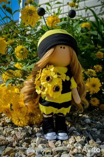 Кукла текстильная интерьерная
