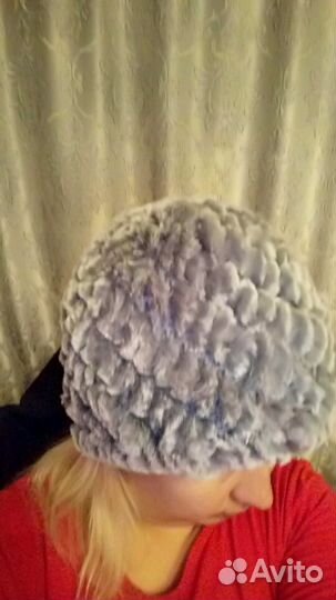 Шапка из кролика рекс