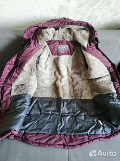 Пуховик зимний на девочку