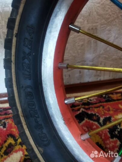 Детский велосипед колеса 12