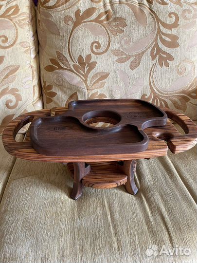 Поднос стол для вина и закусок