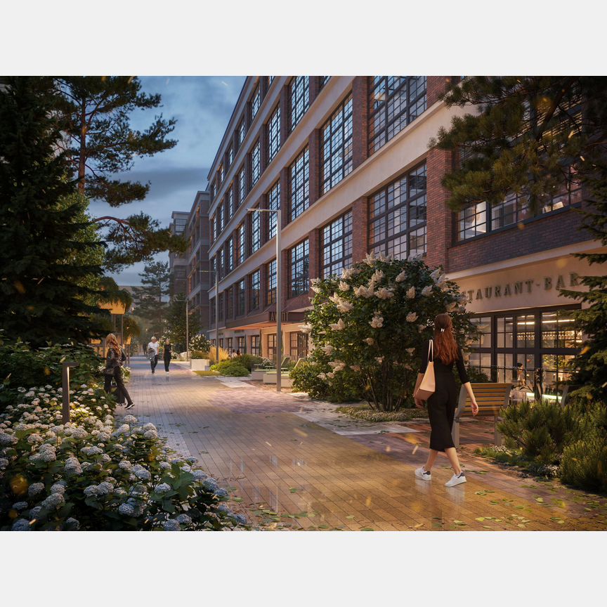 1-к. апартаменты, 50,4 м², 4/5 эт.