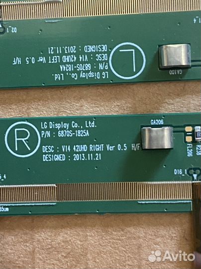 Lg 42ub820v планки матрицы