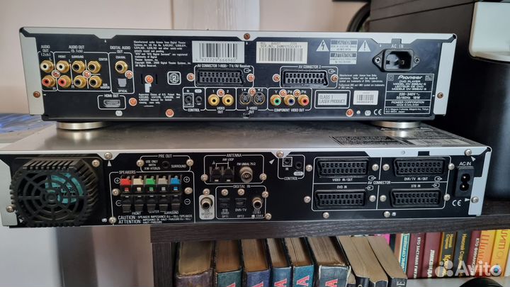 AV ресивер pioneer VSX-C402 +DVD player DV-668AV