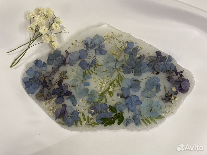 Поднос из эпоксидной смолы