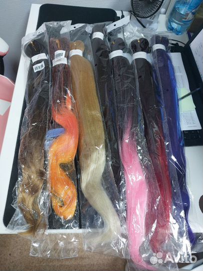 Канекалон парик разные цвета