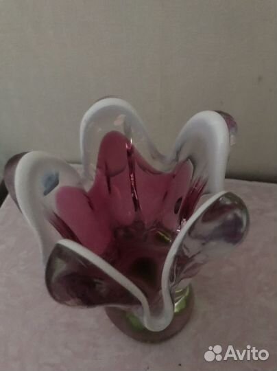 Ваза цветное стекло