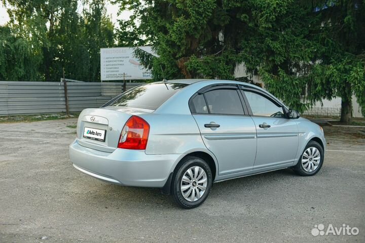 Hyundai Accent 1.4 МТ, 2008, 204 536 км