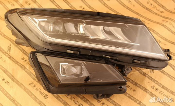 Фара правая skoda kodiaq 16+ lfull LED