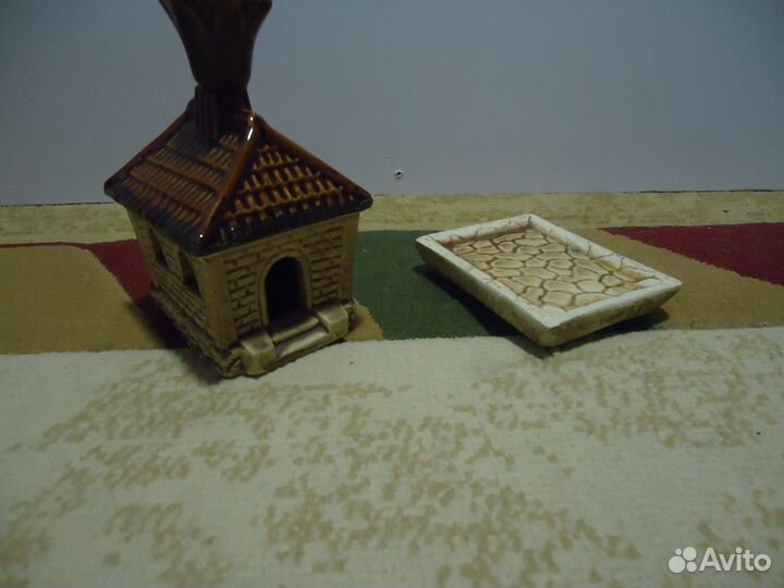 Подсвечник домик керамика Финляндия