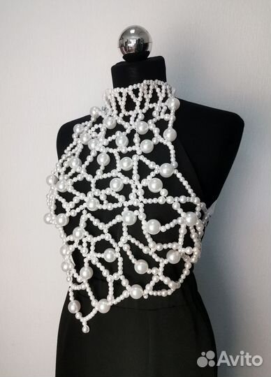 Бодичейн из жемчуга