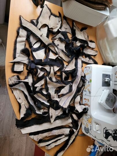 Кусочки черной норки