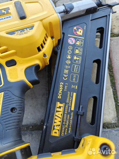 Гвоздезабивной пистолет аккум. dewalt dcn 692