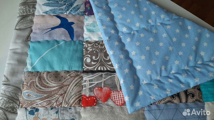 Лежак, подстилка, лоскутное одеяло
