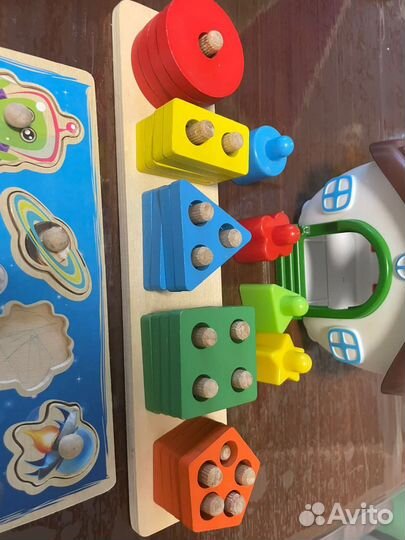 Развивающие деревянные игрушки