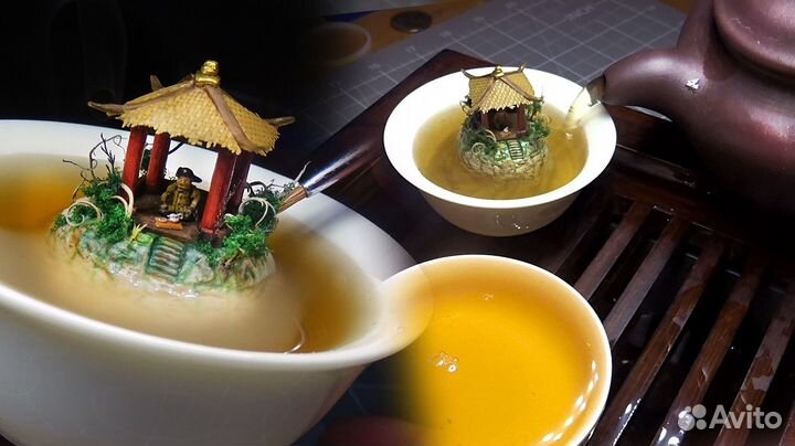 Диорама в пиале для чая