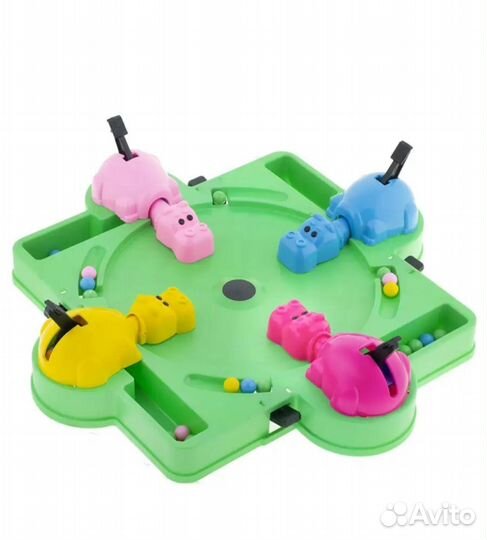 Игрушка голодные бегемотики (zooбильярд)