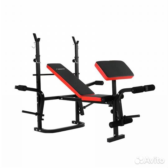 Скамья силовая со стойками unix Fit bench 120P