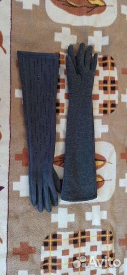Перчатки женские длинные