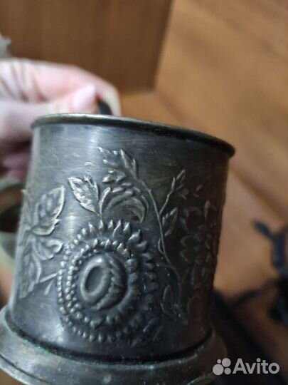 Подстаканник мельхиор СССР 1957г