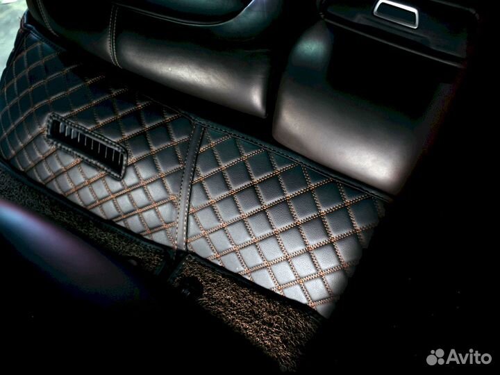 3D коврики из экокожи Alphard