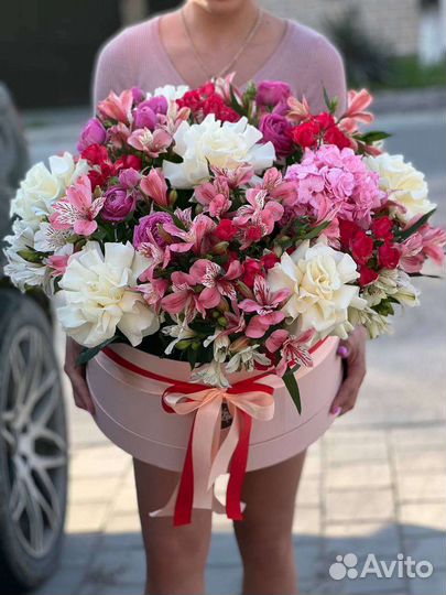 Букет Цветы в коробке