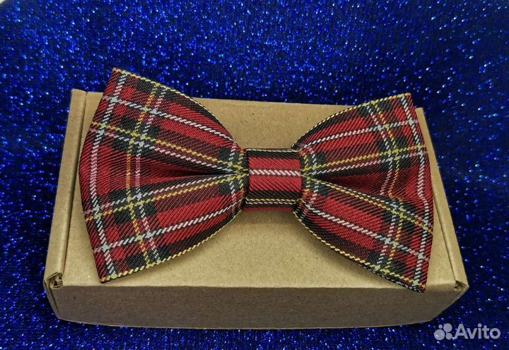 Галстуки бабочки шотландки