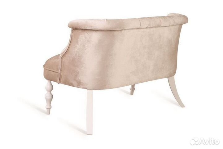 Диван Бархат, эмаль белая, 30 - бежевый. Москва