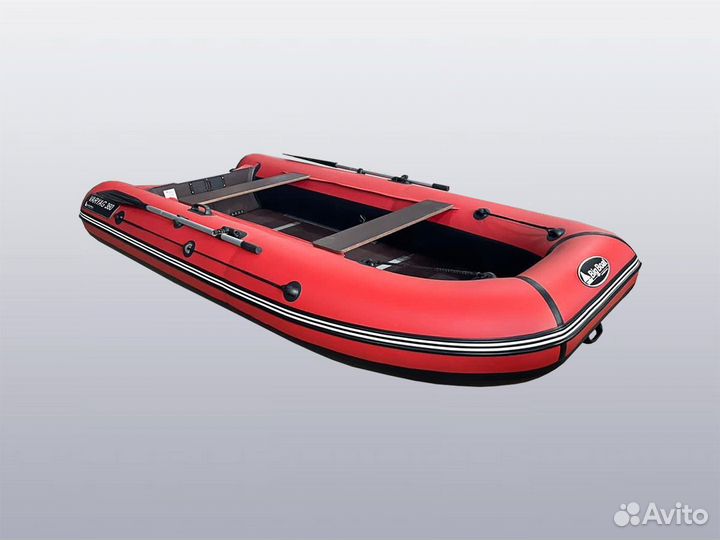 Лодка пвх (разборный пол+киль) - Варяг 360