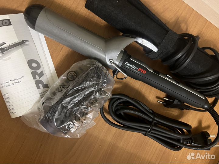 Плойка (шипцы) для волос babyliss pro 38 мм