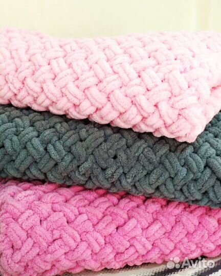 Плед детский плюшевый