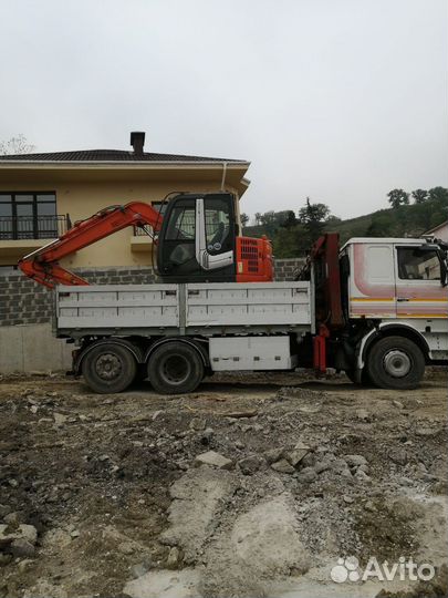 Scania 142H с КМУ, 1990