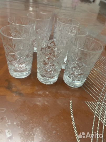 Хрустальные рюмки СССР