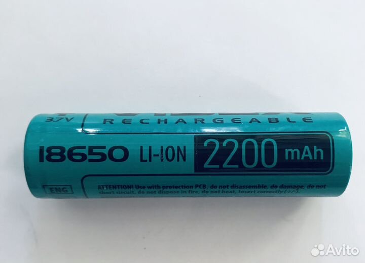Аккумулятор 18650 videx Li-Ion 2200mAh 3.7V