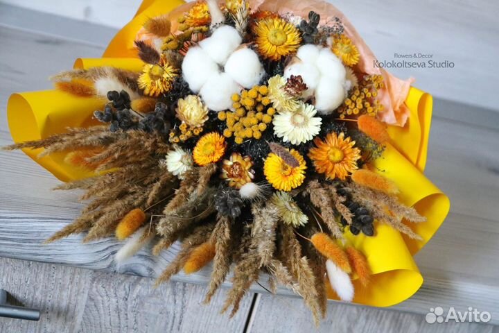 Букет из сухоцветов