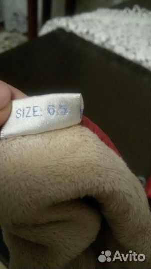 Перчатки кожаные, новые