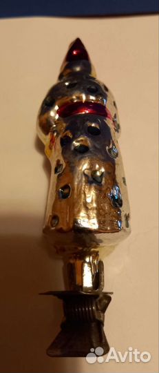 Елочная игрушка Звездочет на прищепке